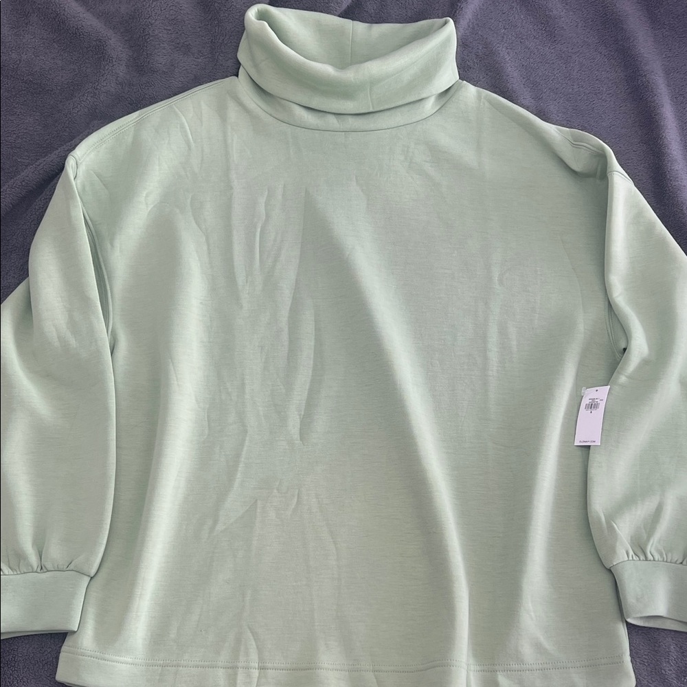 Mint Green Turtleneck Sweater